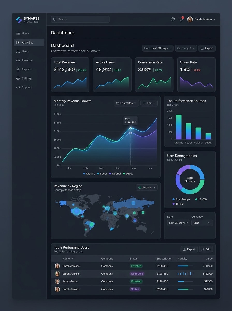 Web UI/UX