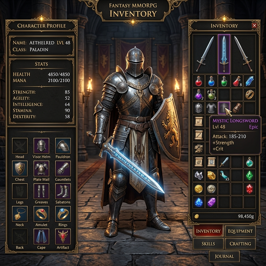 Inventory & Equipment
